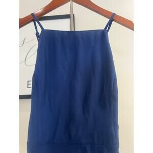 💙 Cobalt Blue Cross-Back A-Line Tank Dress – Size Large – NWT 💙
